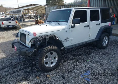 2012 Jeep Wrangler Unlimited Sport z USA, uszkodzony, nr VIN 1C4BJWDG0CL138432